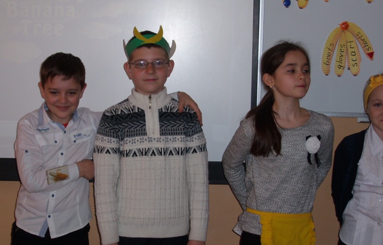 Разработка урока «Банановый фестиваль», проведённый на недели английского языка в 5 классе