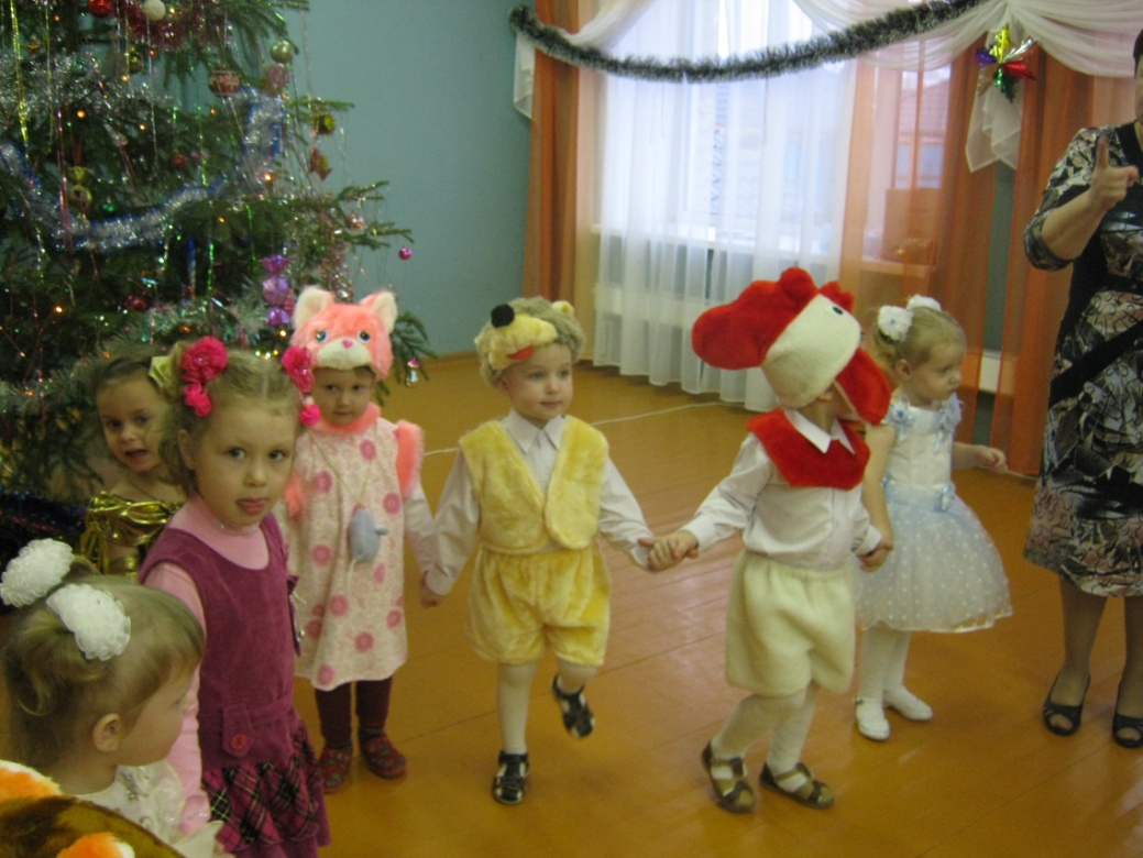 Сценарий новогоднего праздника для детей второй младшей группы