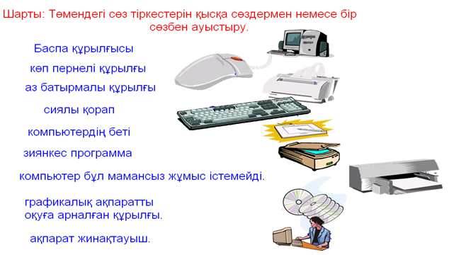 « АҚПАРАТТЫҚ КАЛЕЙДОСКОП» ойын-сабағы