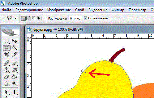 Уроки Photoshop. Работа с выделенными областями. Инструменты группы Лассо