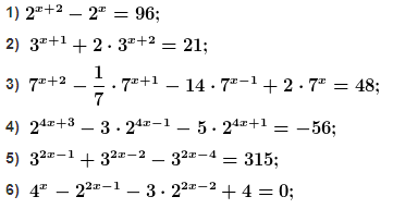 Диагностическая работа по алгебре на тему «Показательные уравнения» (11 класс)