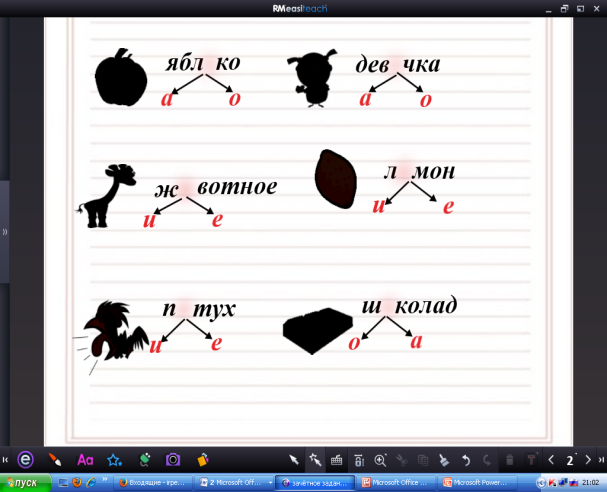 Технологическая карта урока русского языка, презентация для интерактивной доски.
