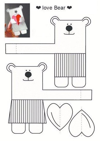 Технологическая карта изготовления сувенира Мишка с сердечком