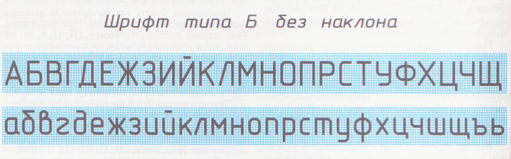 Без типа. Чертежный шрифт без наклона. Чертежный шрифт Тип б без наклона. Шрифт типа б без наклона. Шрифты на миллиметровой бумаге.