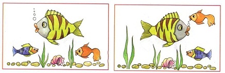 Урок по рисованию на тему Рыбки в аквариуме среди водорослей