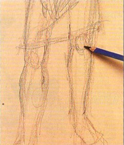 Конспект урока на тему: Рисунок одетой стоящей фигуры натурщицы