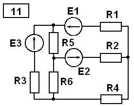 Методические указания по дисциплине Электротехника к практической работе Расчет цепи постоянного тока методом узловых и контурных уравнений (уравнений Кирхгофа) и методом контурных токов