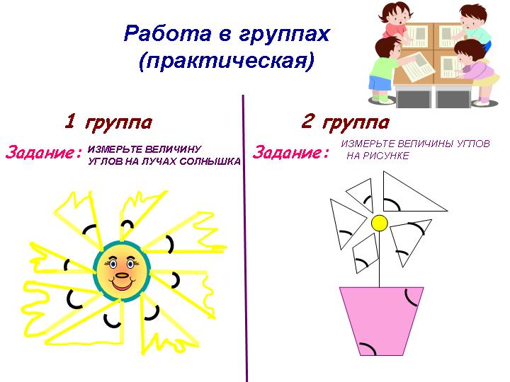 Конспект урока математики по теме Измерение углов (5 класс)