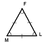 Открытый урок по геометрии в 7 классе по теме Равнобедренный треугольник и его свойства