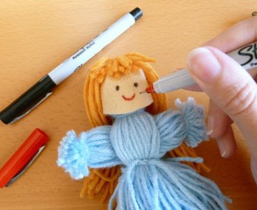 Буклет Как сделать куклу из ниток