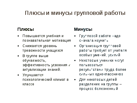 Коучинг для учителей на темуОрганизация групповой работы в классе