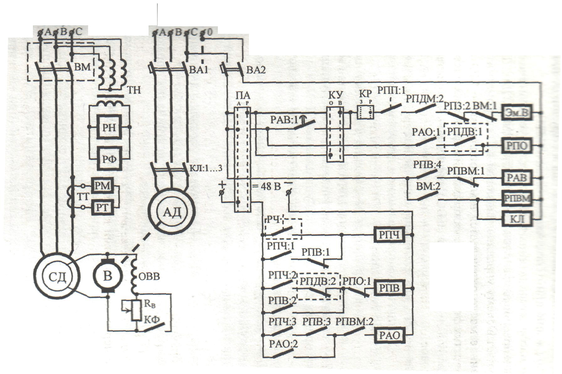 принципиальная схема компрессора