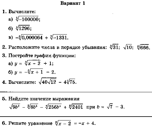 Рабочая программа по математике 11 класс