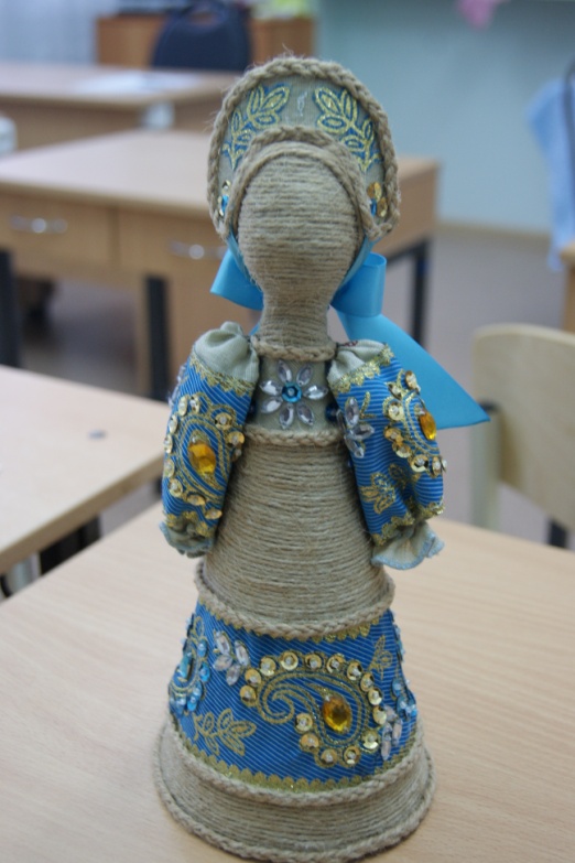 Изготовление куклы из льняного шпагата