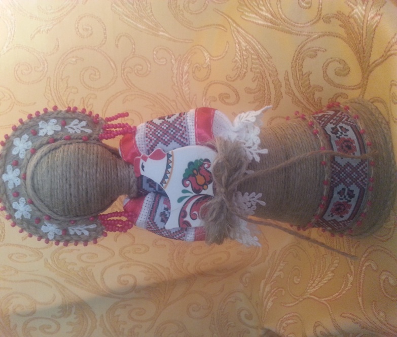 Изготовление куклы из льняного шпагата