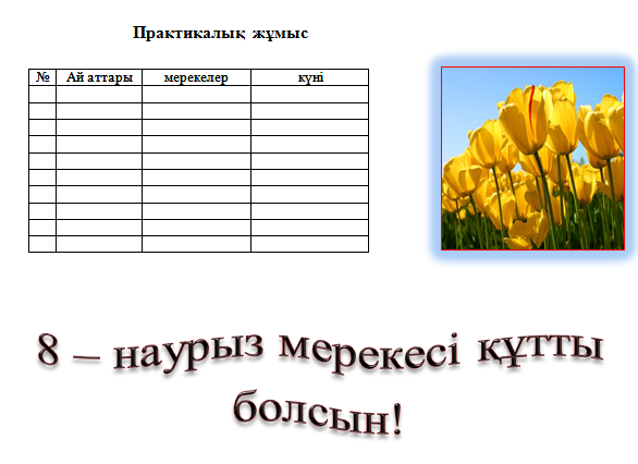 Графикалық объектілерді және көркем жазуларды кірістіру. 6 сынып