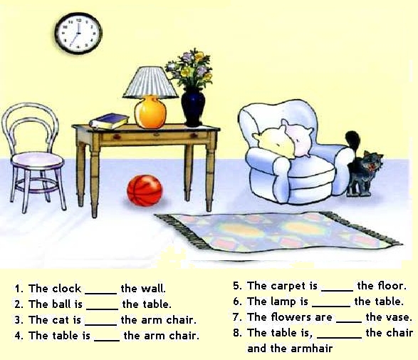 There are five room. Prepositions of place упражнения. Предлоги места упражнения. Предлоги места англ яз. Упражнения на отработку предлогов места в английском.