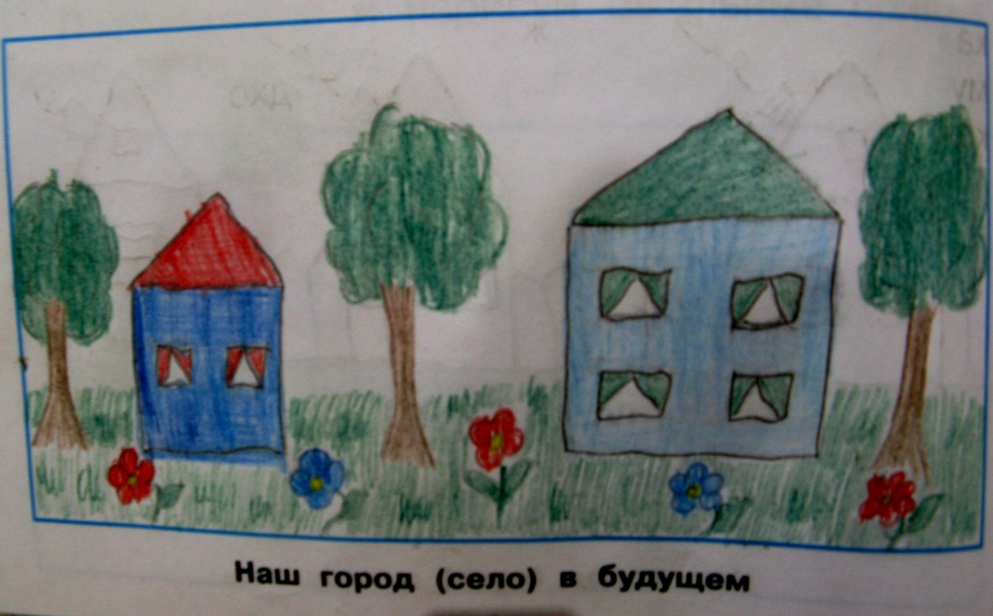 Детские рисунки мое село