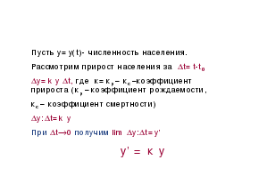 Конспект урока Правила вычисления производных