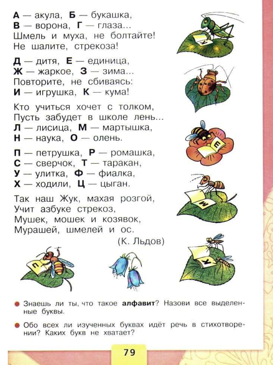 Конспект урока по литературному чтению на тему Русский алфавит (1 класс)