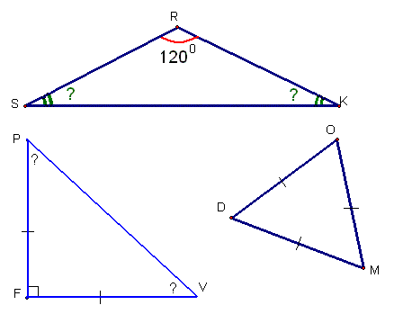 Урок геометрии в 7 классе Сумма углов треугольника