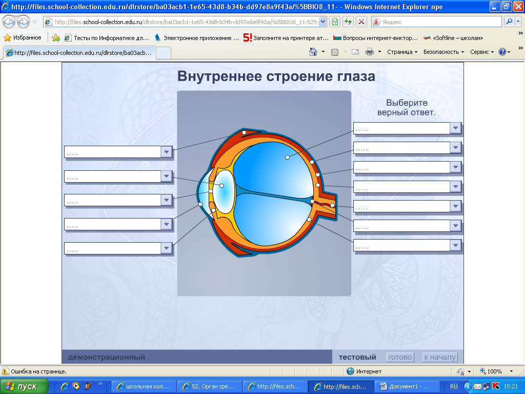 Глаз как оптическая система