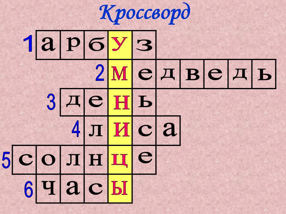 Занимательные упражнения по русскому языку