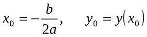 Й нулевой. Формула Игрек вершины параболы. X 0 Y 0 формулы. Формула нахождения вершины параболы. Формула y0 вершина параболы.