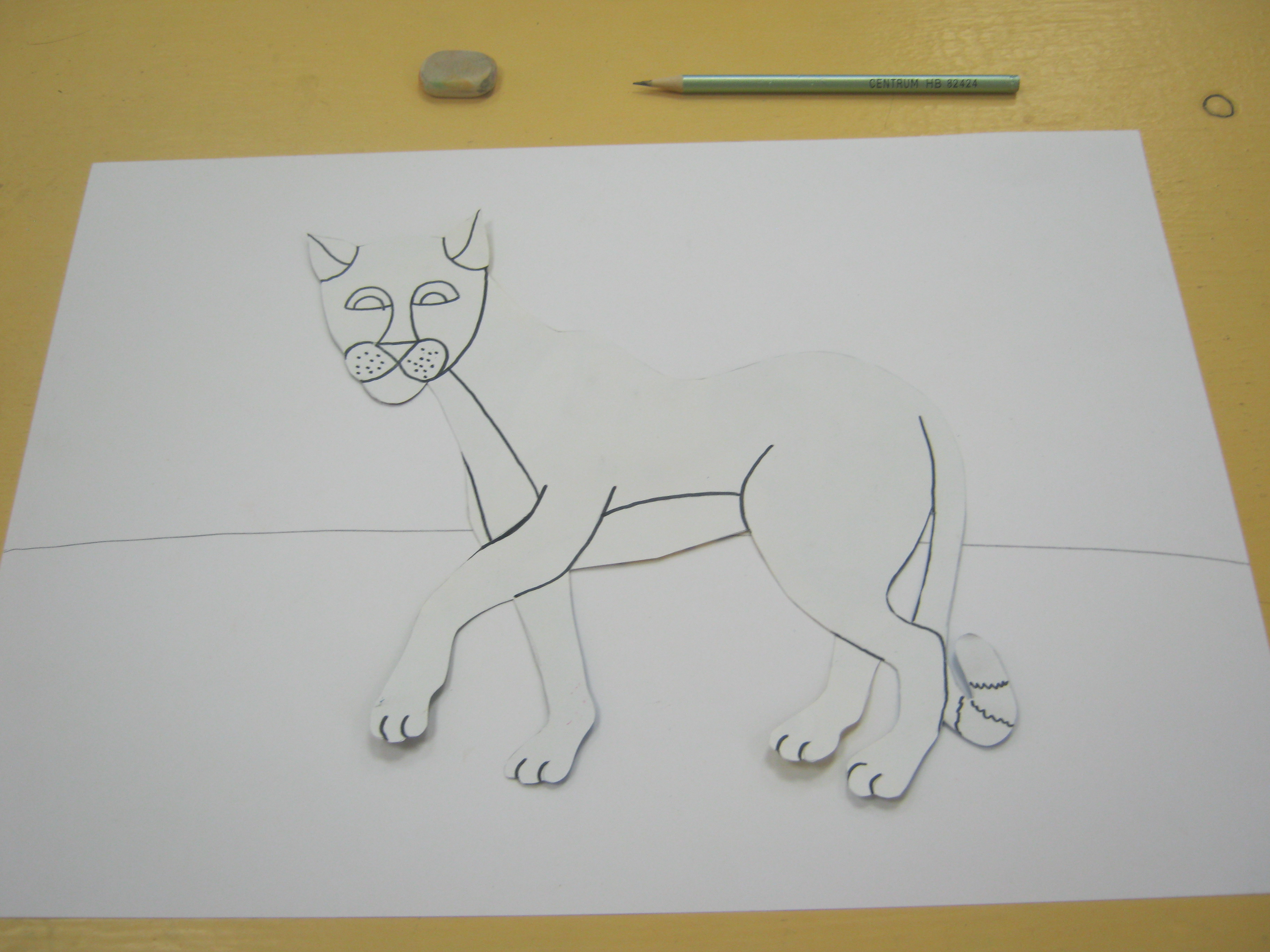 Мастер-класс «Рисование животных в стиле тингатинга»