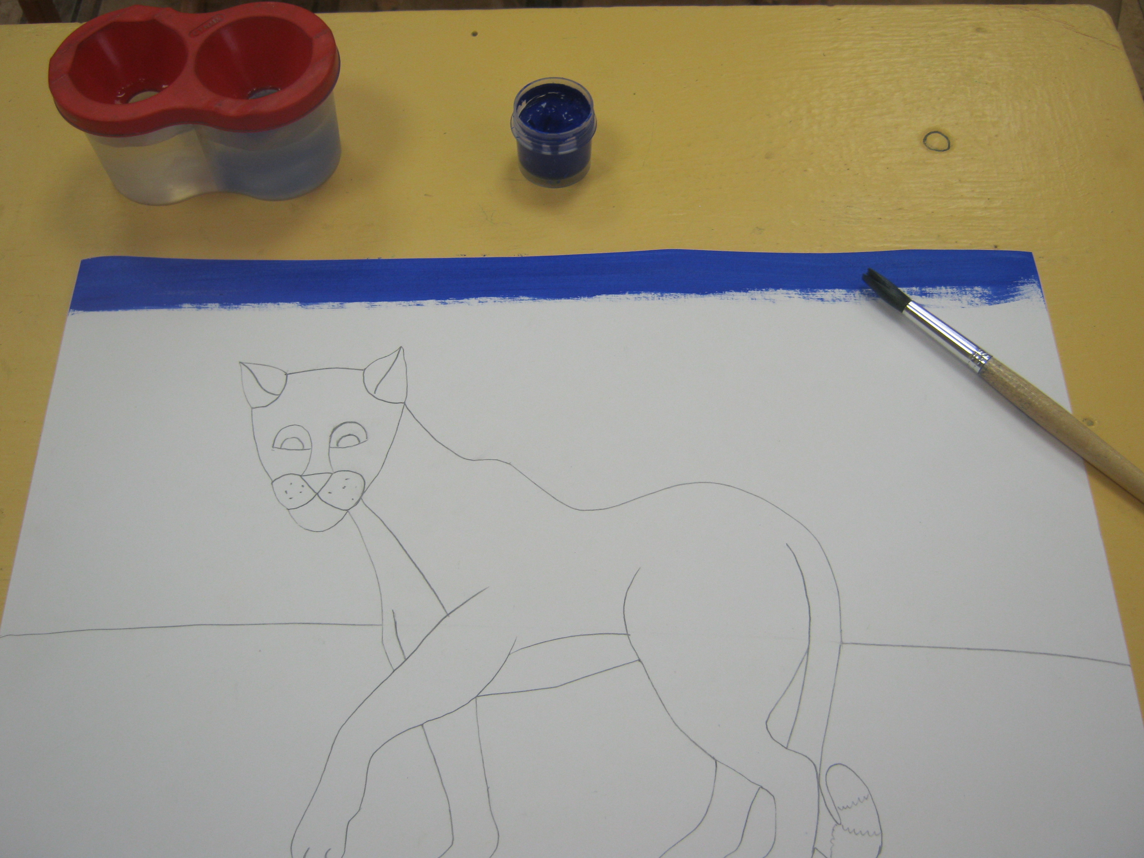 Мастер-класс «Рисование животных в стиле тингатинга»