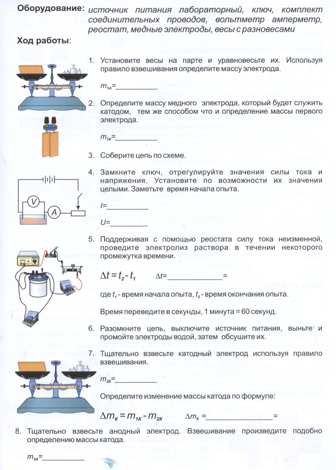 Урок по теме: Электрический ток в растворах и расплавах электролитов (10 класс)