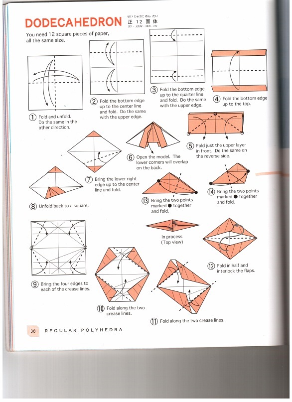 Внеурочное занятие по математике Снеговик из додекаэдров в технике оригами