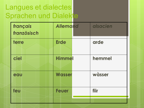 Эльзас- территория языковой и культурной интерференции.