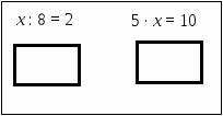 Конспект урока по математике во 2 классе «Уравнения вида а • х = b; а : х = b; х : а = b».