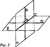 Конспект урока по геометрии «Признак перпендикулярности плоскостей».
