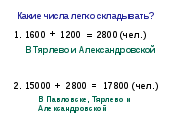 Письменное сложение многозначных чисел 3 класс