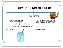 План-конспект урока на тему Тепловые явления8 класс