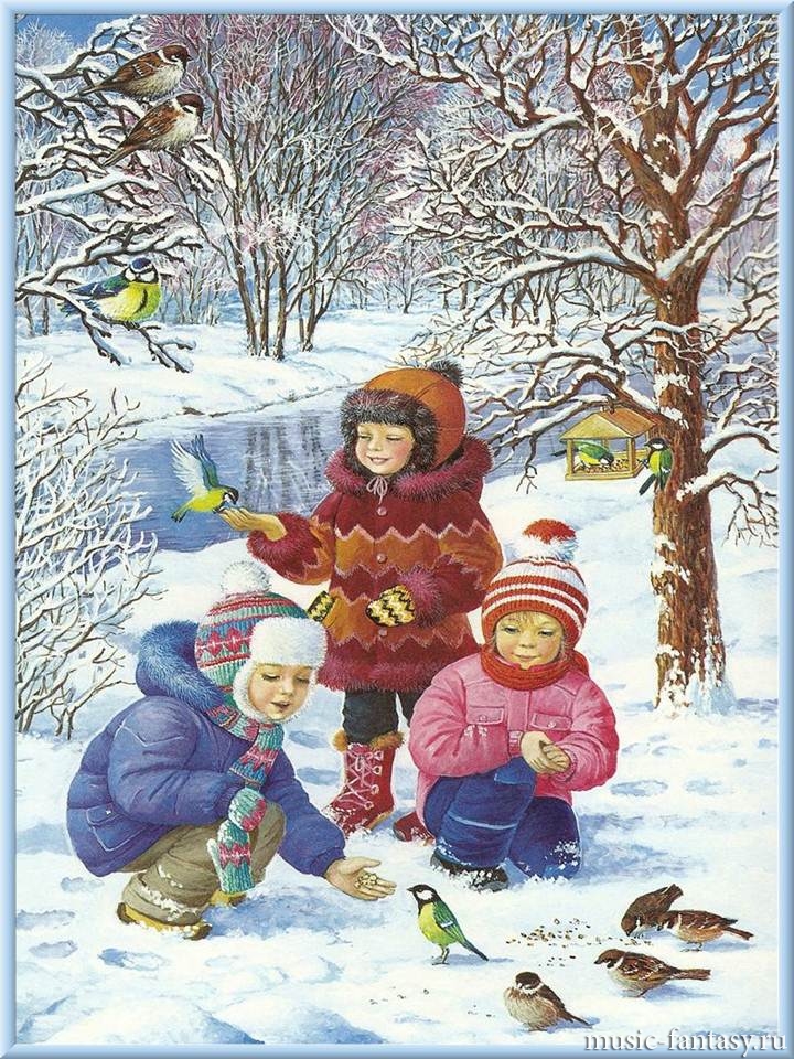 Урок окружающего мира в 1 классе Как зимой помочь птицам