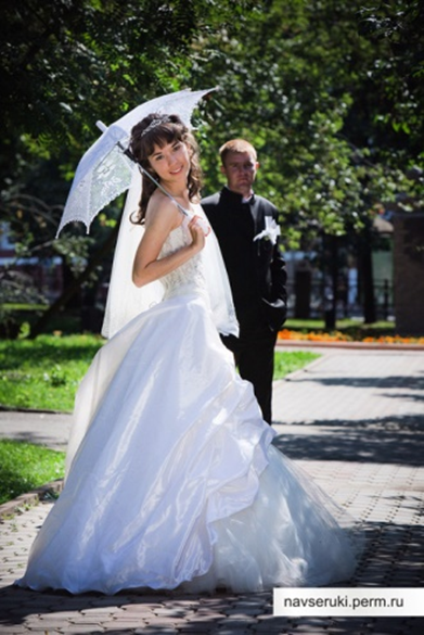 Творческий проект по технологии на тему: «Свадебный зонт, связанный крючком»
