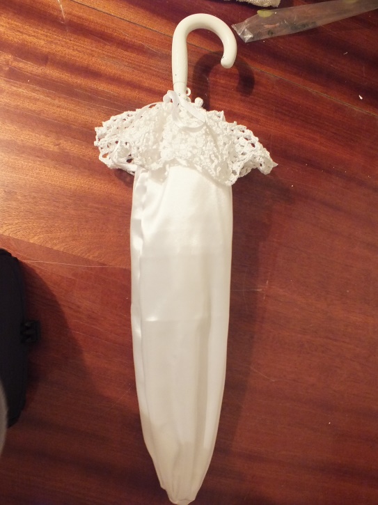 Творческий проект по технологии на тему: «Свадебный зонт, связанный крючком»