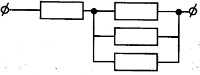 На участке цепи изображенном на рисунке сопротивление каждого резистора равно 3 ом общее количество