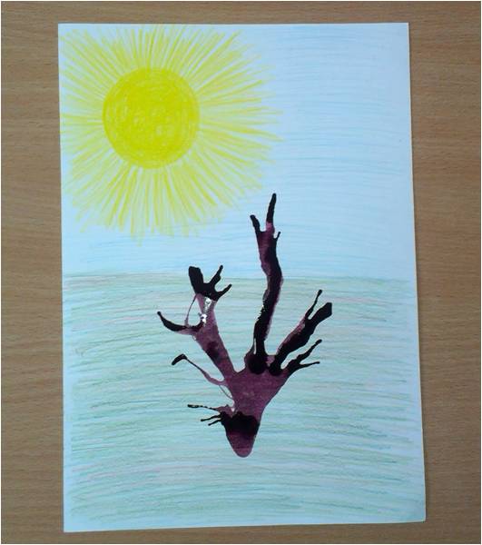 «Сказочные деревья». Рисование в нетрадиционных техниках
