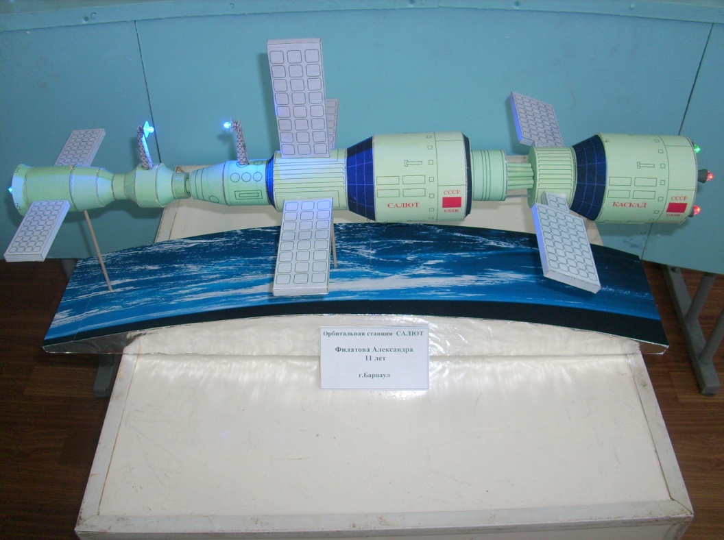 Мастер-класс: Изготовление орбитальной исследовательской станции «Салют»