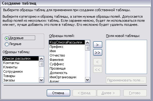 MS Access- те кесте құру жолдары.