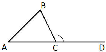 Метапредметный урок по геометрии 7 класса на тему: Внешний угол треугольника