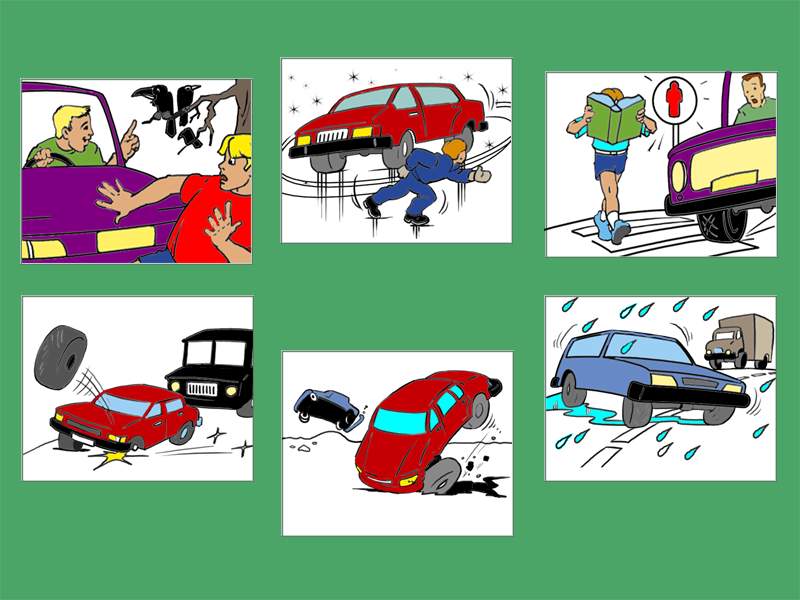 Урок по ОБЖ 5 класс Тема: Чрезвычайные ситуации на дороге и в транспорте.