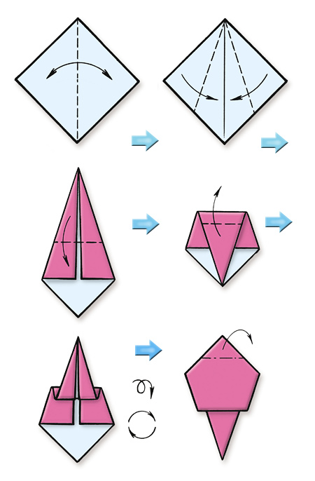 Конспект занятия в кружке Волшебный мир оригами