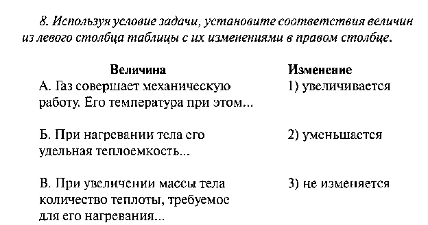 Урок по физике Тепловые явления (8класс)