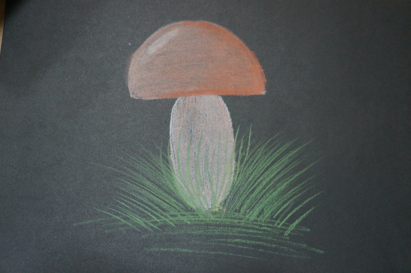 Рисование 1 класс грибы