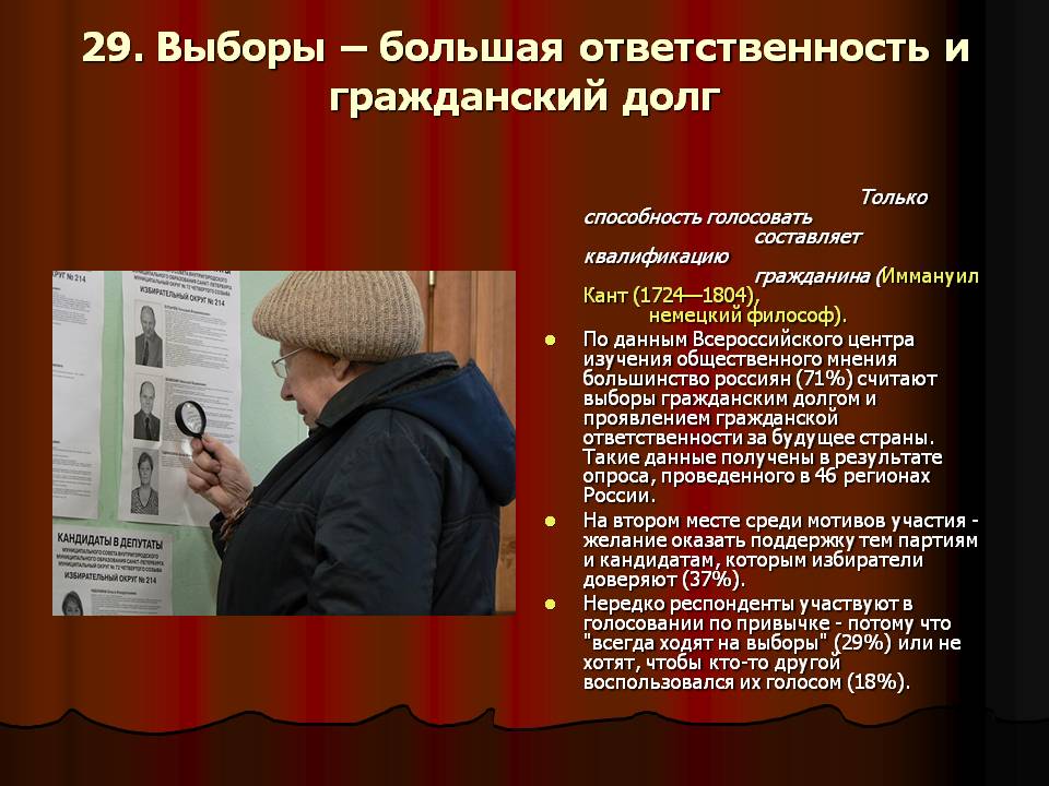 Урок по обществознанию «Из истории развития избирательного права в России»